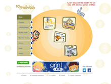 Tablet Screenshot of mysmilekids.com